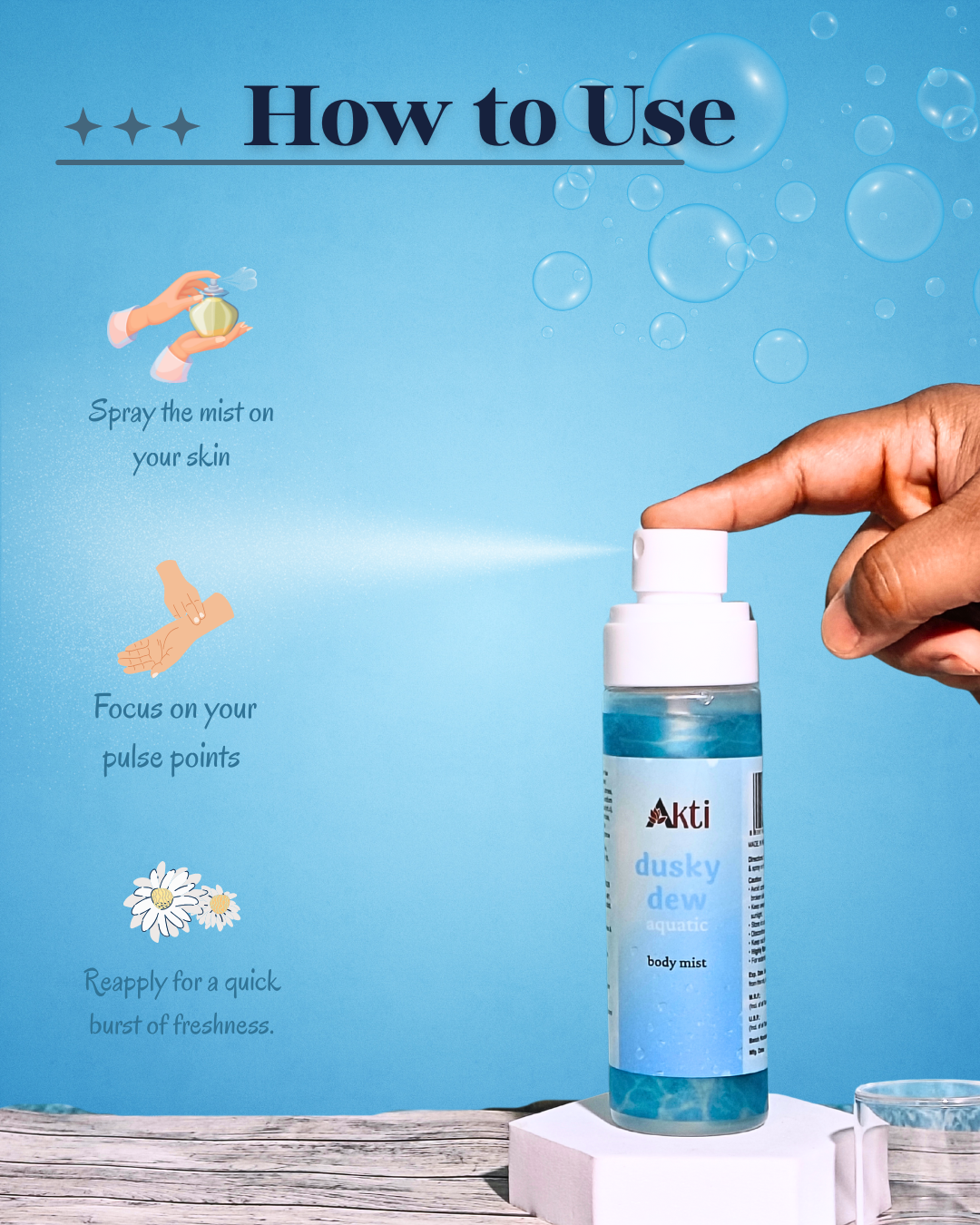 Akti Body Mist - Dusky Dew - Aquatic | 100 ml