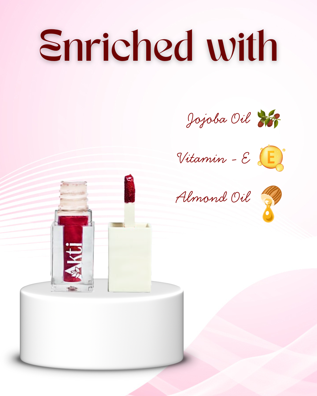 Akti Cosmetics Take Me Along Mini Liquid Lipstick Set of 10 | Long Lasting, Matte Finish, Transfer Proof | Nude, Pink, Red & Brown Shades (Copy)