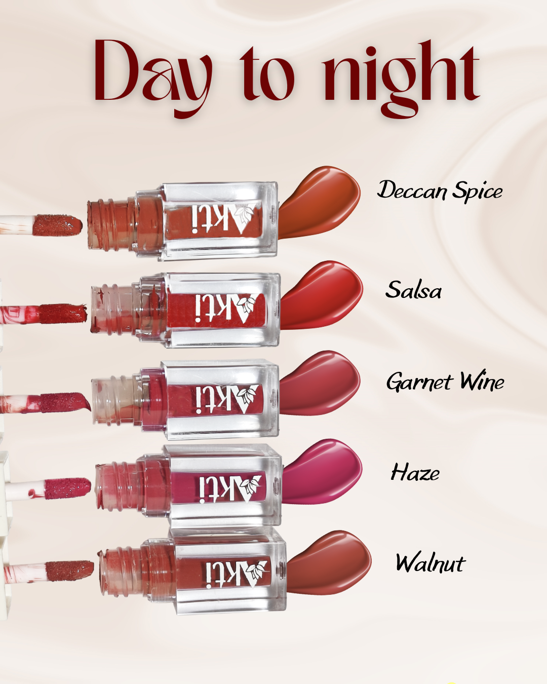 Take Me Along Mini Lipstick Combo – Set of 5 (1.5ml each) Day to night