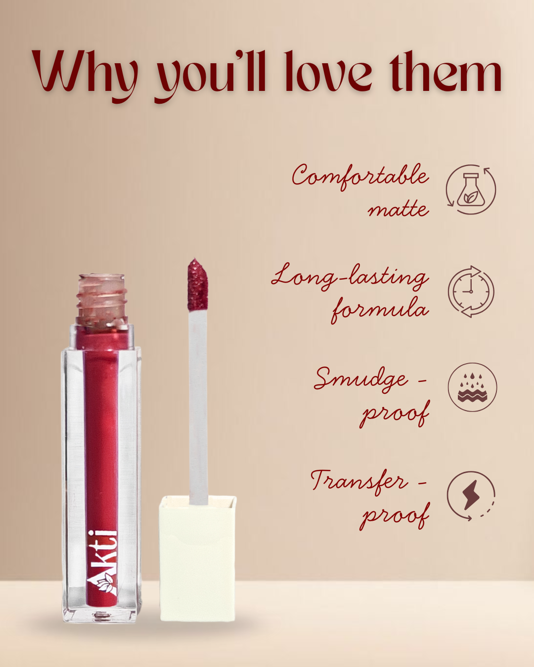 Take me along Lipstick - 3.5 ml Sandalwood